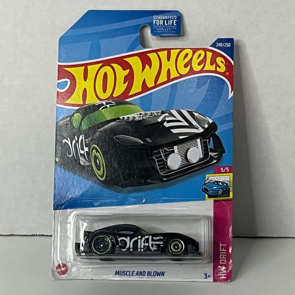 2022 Hot Wheels Treasure Hunt Muscle And Blown HW Drift 5/5 Die-Cast Car
